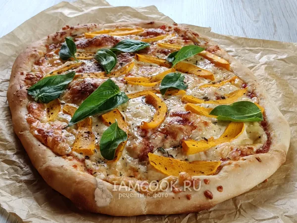 Фото блюда: Пицца с тыквой