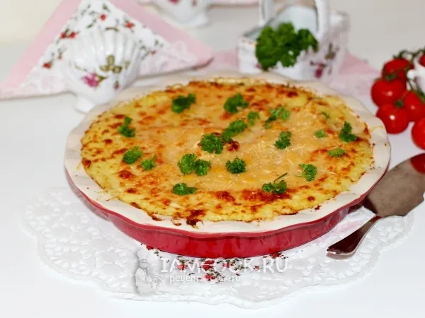 Фото блюда: Рыбно-картофельная запеканка