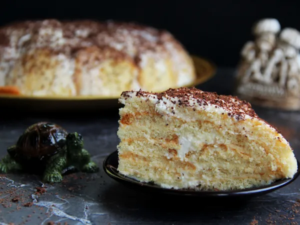 Фото блюда: Торт «Черепаха» (классический рецепт)