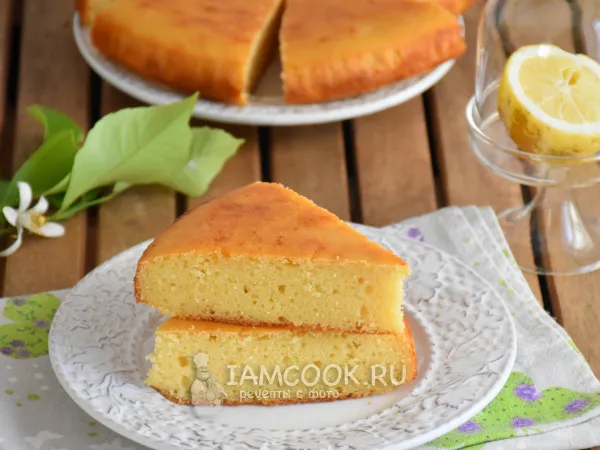 Фото блюда: Лимонный манник на кефире