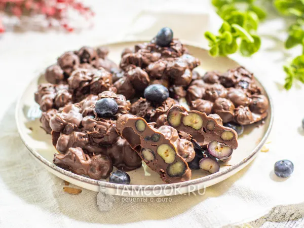 Фото блюда: Голубика в шоколаде