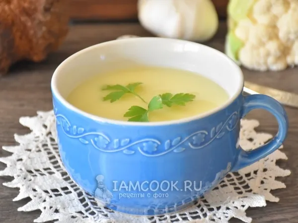 Фото блюда: Суп-пюре из цветной капусты и картофеля