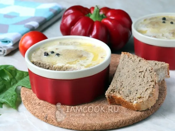 Фото блюда: Паштет из свиной печени с салом