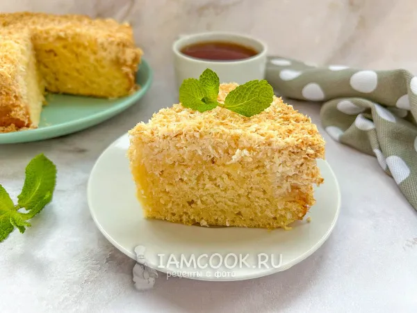 Фото блюда: Датский пирог (кокосовый)