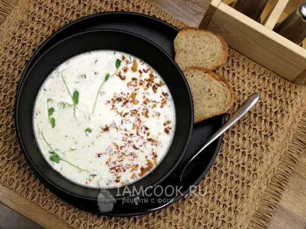 Фото блюда: Сливочный суп с фаршем