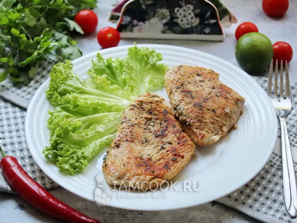 Фото блюда: Стейк индейки по-мексикански в духовке