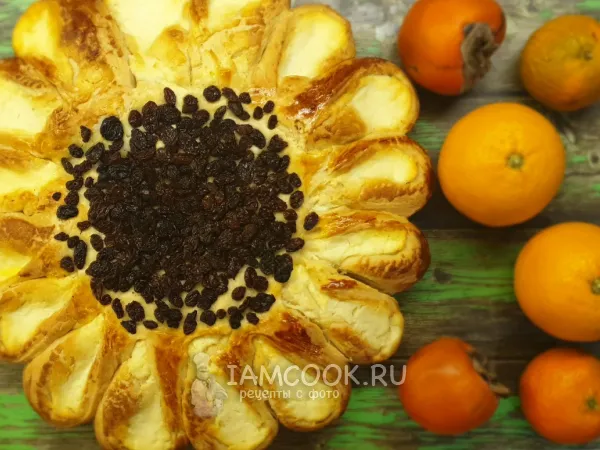 Фото блюда: Ватрушка-ромашка