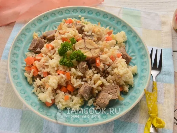 Фото готового блюда: Рассыпчатый плов в мультиварке