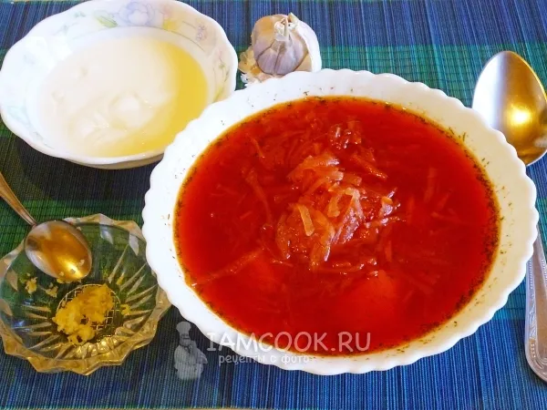 Фото готового блюда: Борщ диетический за 20 минут