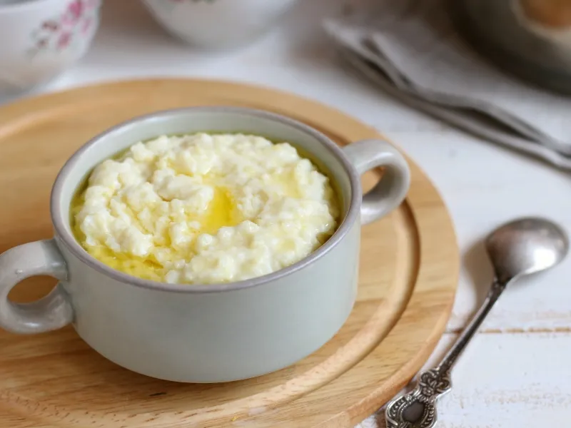 Фото готового блюда: Пшенная каша на молоке ребенку