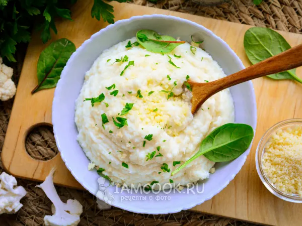 Фото блюда: Пюре из цветной капусты с сыром