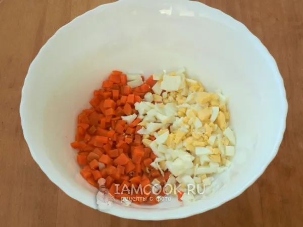 Фото блюда: Салат «Чёрная жемчужина»