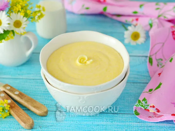 Фото блюда: Кукурузная каша на козьем молоке