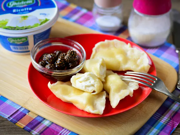 Фото блюда: Вареники с рикоттой