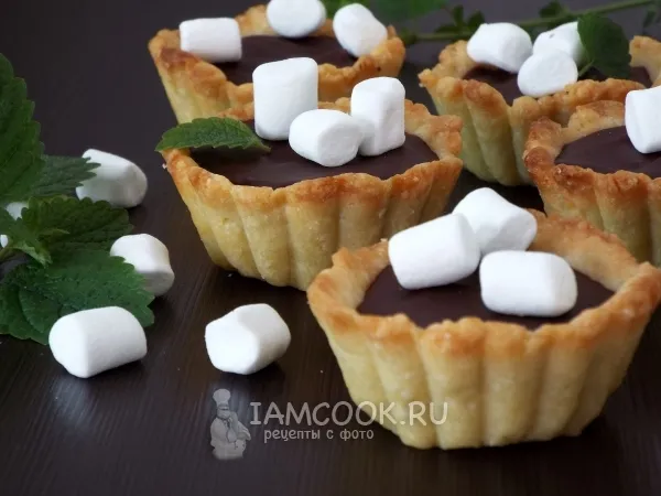 Фото блюда: Мини-тарты с шоколадом