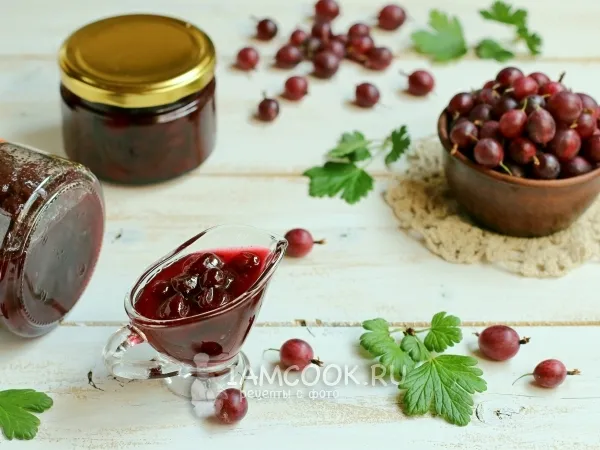 Фото блюда: Варенье из крыжовника пятиминутка