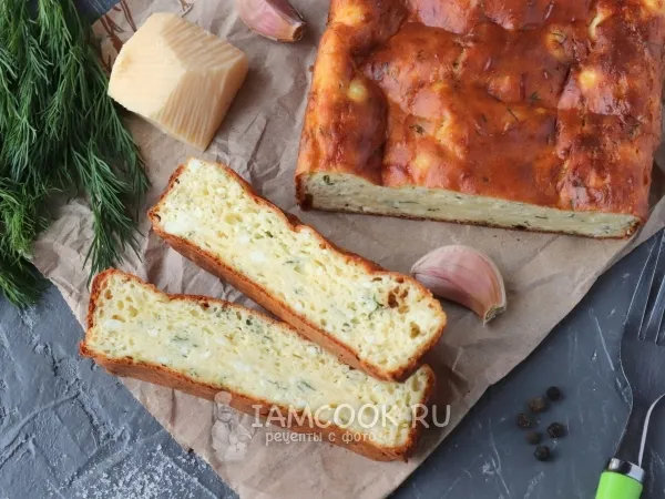 Фото блюда: Несладкая творожная запеканка