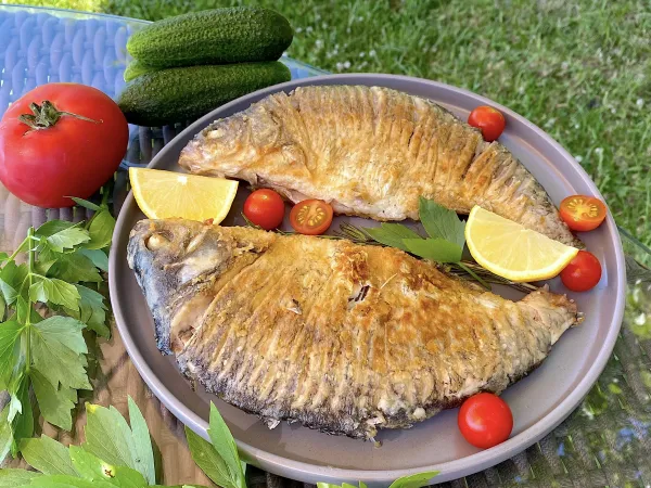 Фото блюда: Жареный подлещик на сковороде