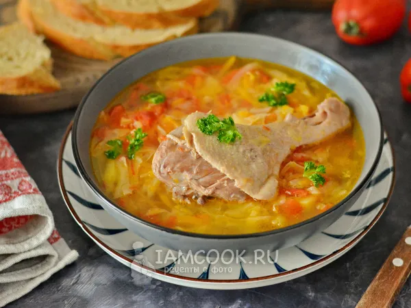 Фото блюда: Щи из утки с квашеной капустой