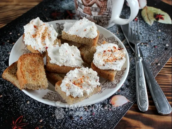 Фото блюда: Закуска из творога со сванской солью