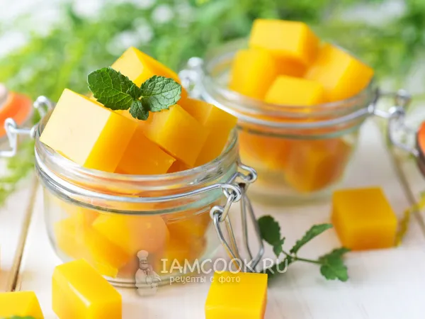 Фото блюда: Мармелад из тыквы с агар-агаром