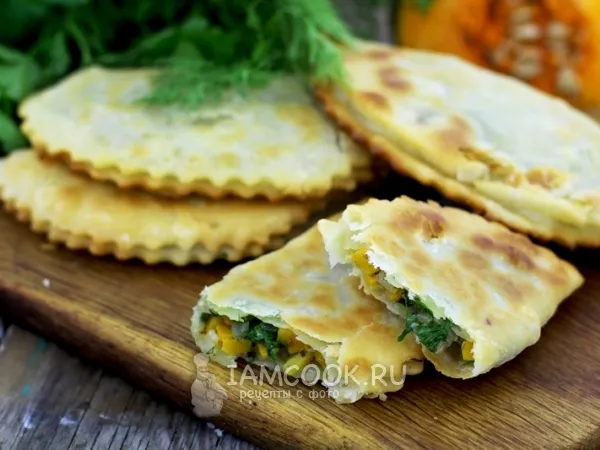 Фото готового блюда: Постные чебуреки