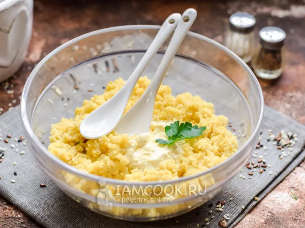 Фото блюда: Пшенная каша на молоке в микроволновке