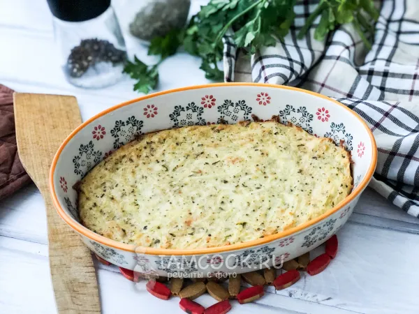 Фото блюда: Картофельная запеканка с творогом