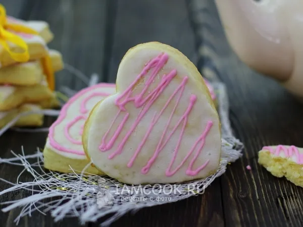 Фото блюда: Печенье имбирное с глазурью