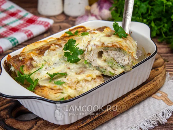 Фото блюда: Бризоль из кабачков с фаршем