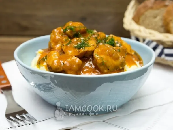 Фото готового блюда: Классический гуляш из свинины