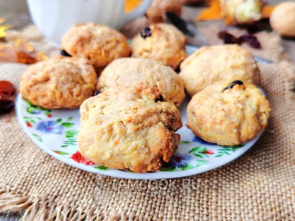 Фото готового блюда: Овсяное печенье с топинамбуром