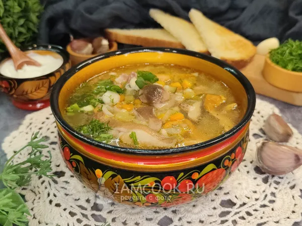 Фото блюда: Грибной рассольник