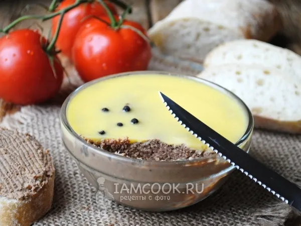 Фото блюда: Паштет из печени кролика