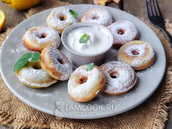 Фото блюда: Банановые пончики в мультипекаре