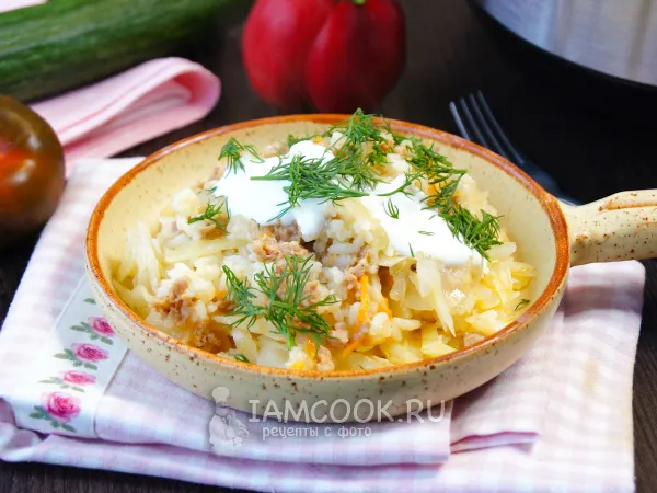 Фото блюда: Ленивые голубцы слоями в мультиварке