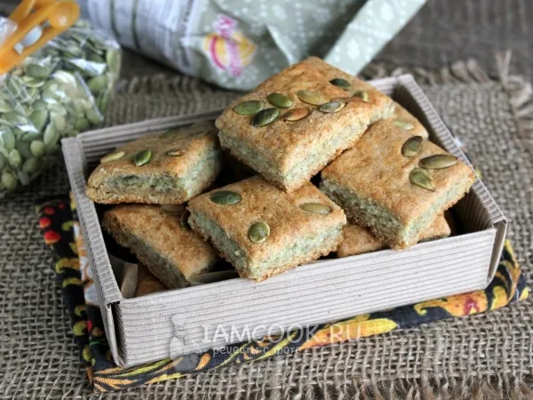 Фото блюда: Печенье с тыквенными семечками