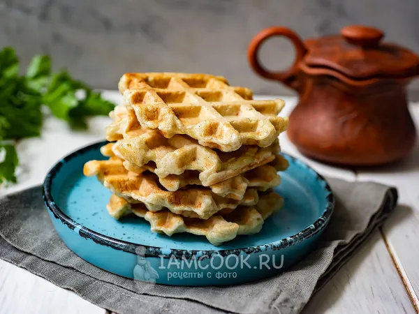 Фото готового блюда: Венские вафли из картофеля