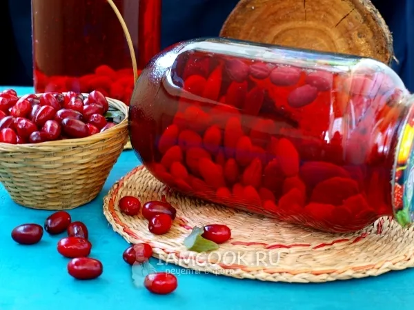 Фото блюда: Компот из кизила на зиму