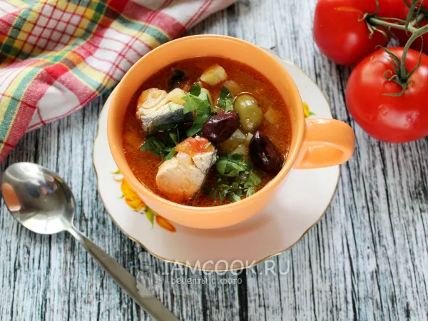 Фото блюда: Солянка из свежей скумбрии