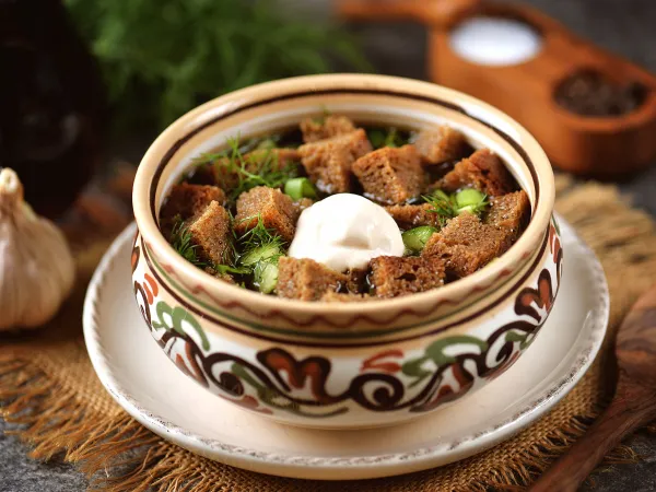 Фото блюда: Хлебная окрошка