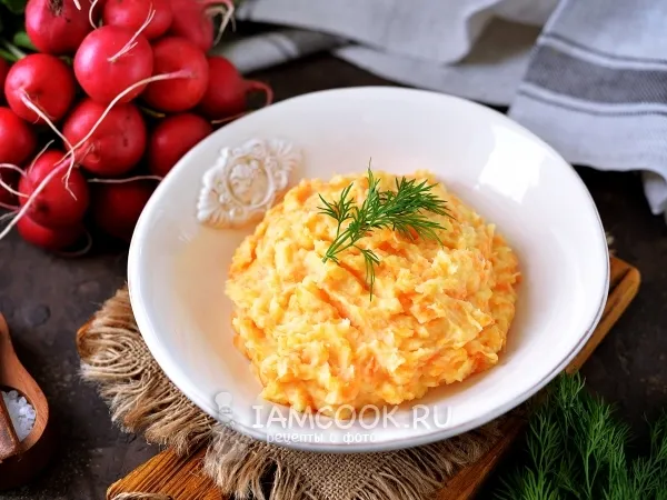 Фото блюда: Картофельно-морковное пюре