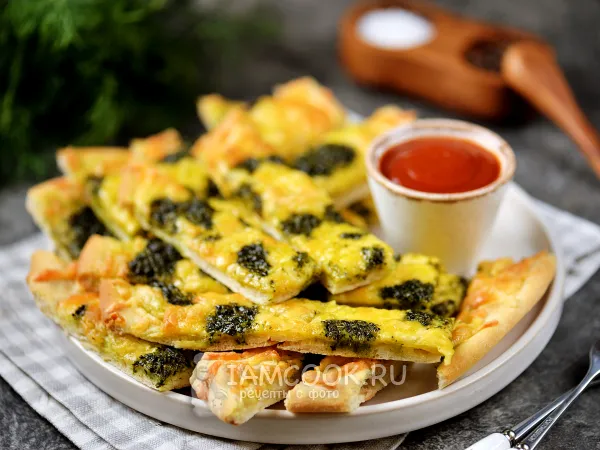 Фото блюда: Сырные палочки с песто