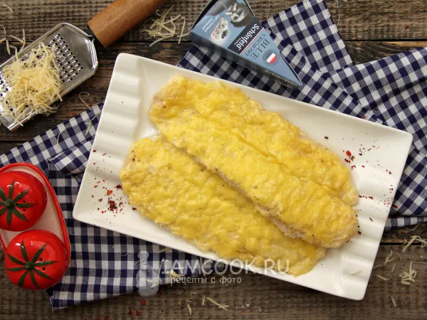 Фото блюда: Филе пангасиуса в духовке с сыром