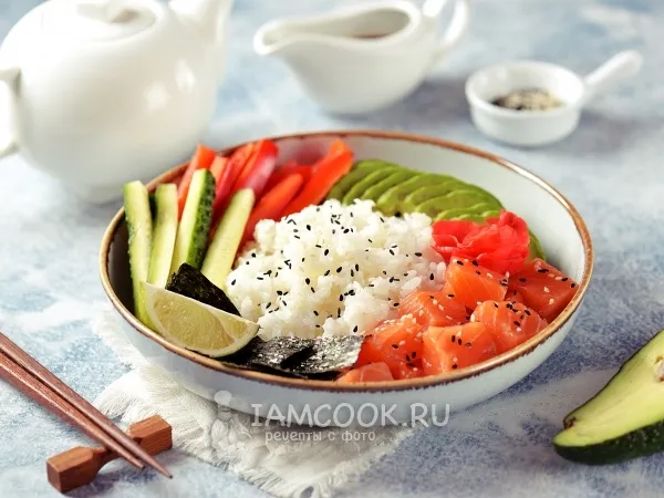 Фото блюда: Суши боул