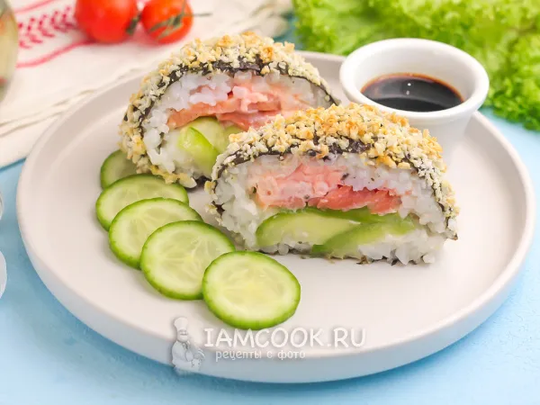 Фото блюда: Суши-бургер