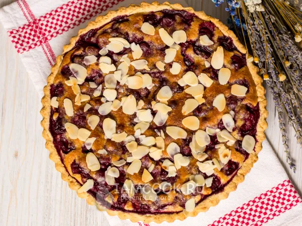 Фото блюда: Тарт с франжипаном и вишней