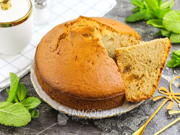 Фото блюда: Чайный пирог из заварки и варенья