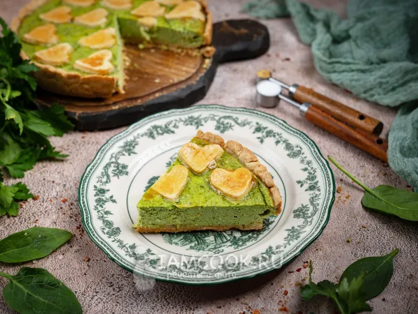 Фото блюда: Пирог с рикоттой и шпинатом