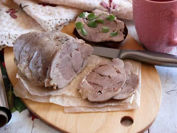 Фото готового блюда: Буженина из индейки в мультиварке